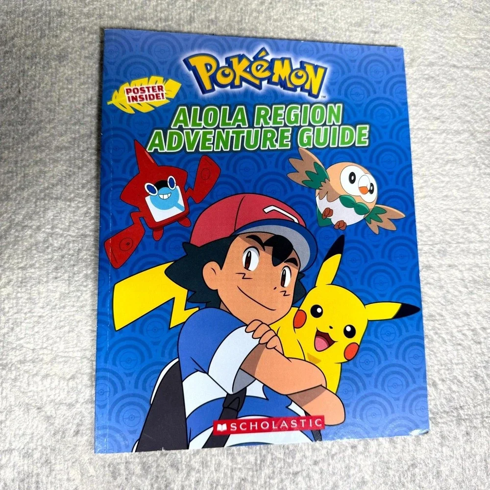 Pokemon‎ Alola Region Adventure Guide book bt Scholastic 2018